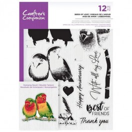 Crafter's Companion Stamp Set Birds of Love