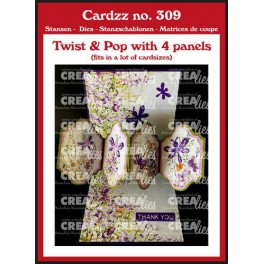 Crealies Cardzz Twist & Pop-up – Panels A