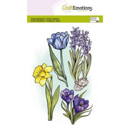 CraftEmotions Clearstamps A6 - Frühlingsblumen