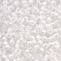 Rocailles 2,6mm transparent weiß