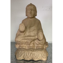 PappArt Figur Buddha sitzend