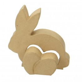 PappArt Figur Hase Silhouette