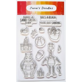 Jane's Doodles Life´s a Beach Clear Stamps