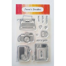 Jane's Doodles Old is Gold Clear Stamps
