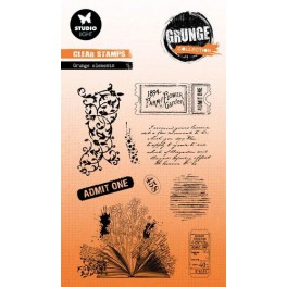 Studio Light Clear stamp Grunge Elements Grunge Coll. nr.607