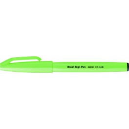 Pentel Sign Pen Brush neon grün