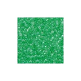 Rocailles 2,6mm transparent grasgrün