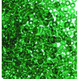 Rocailles 2,6mm transparent grün