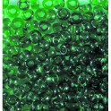 Rocailles 2,6mm transparent dunkelgrün