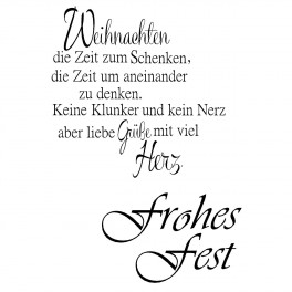 Stempelset "Frohes Fest"