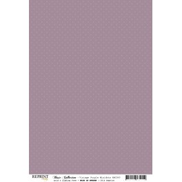 Basic Collection Papier A4 "Vintage Purple Minidots"
