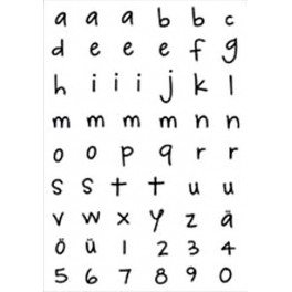 Stempelset "Kleinbuchstaben