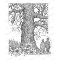 Motivstempel "Tree with Couple"