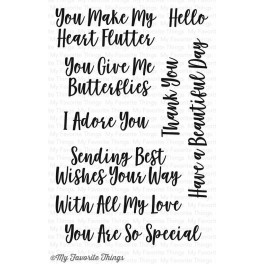 Motivstempel "You Give Me Butterflies"