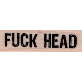 Motivstempel "Fuck Head"