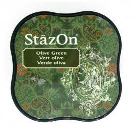 StazOn Stempelkissen Midi Olive Green