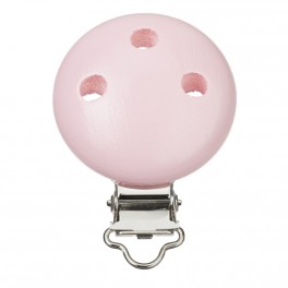 Schnulli-Ketten Clip rose