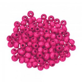 Holzperlen 4mm pink