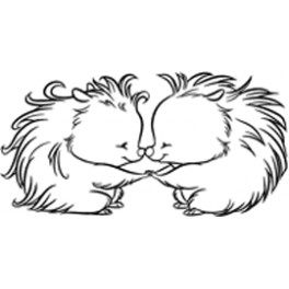 Motivstempel "Igelküsschen"