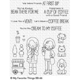 Motivstempel "Friends at First Sip"