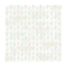 Designpaper Vintage Rose Collection "Small Blue Ballons"
