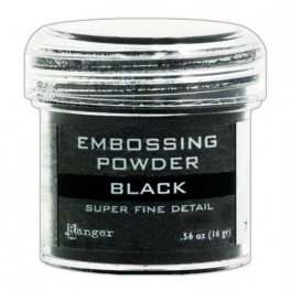 Ranger Embossing Powder - super fine black