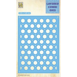 Nellie`s Choice Layered Combi Die Waben Schicht B
