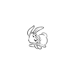 Motivstempel "Schneller Hase"