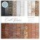 Craft Consortium Essential Craft Papers 6x6 Inch Paper Pad Brick Textures