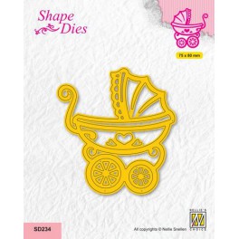 Nellie‘s Choice Shape Die - Kinderwagen