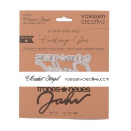 Vaessen Creative • Cutting die "frohes neues Jahr"