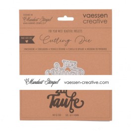 Vaessen Creative • Cutting die "zur Taufe"