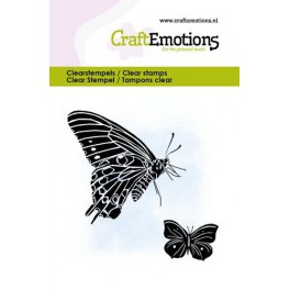 CraftEmotions Clearstamps Schmetterlinge