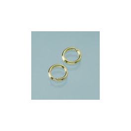 Spaltringe 5mm goldfarbig