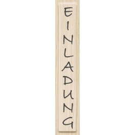 Motivstempel "Einladung vertikal"