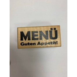 Motivstempel "MENÜ Guten Appetit"