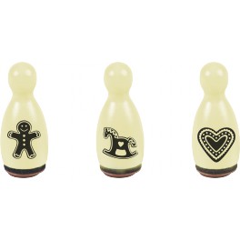 Motivstempel 3er Set Lebkuchen