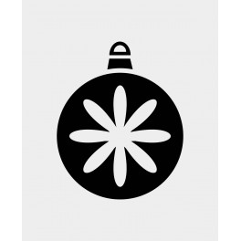 Motivstempel Mini "Weihnachtskugel"