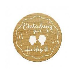 Motivstempel "Einladung zur Hochzeit"