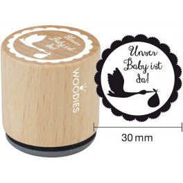 Motivstempel "Baby ist da"