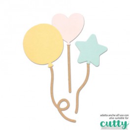 Schneideschablone "Party Ballons"