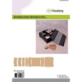 CraftEmotions MDF 3D Sortierkiste mit Deckel