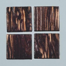 MosaixPro Glassteine 20x20 Goldlinie schwarz