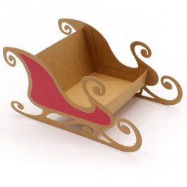 Schneideschablone "3D Schlitten"