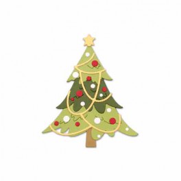 Schneideschablone "Weihnachtsbaum"