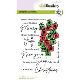 CraftEmotions clearstamps A6 - Christmas