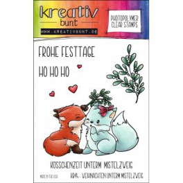 Motivstempelset "Weihnachten unterm Mistelzweig"