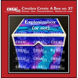 Crealies Create A Box no. 27 Explosion Box