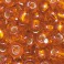 Rocailles 5,5mm mit Silbereinzug orange