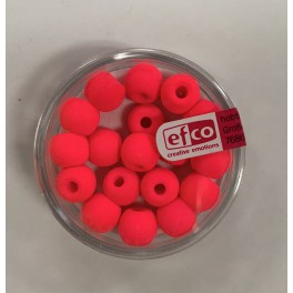 NEON Perlen 8mm pink Großloch